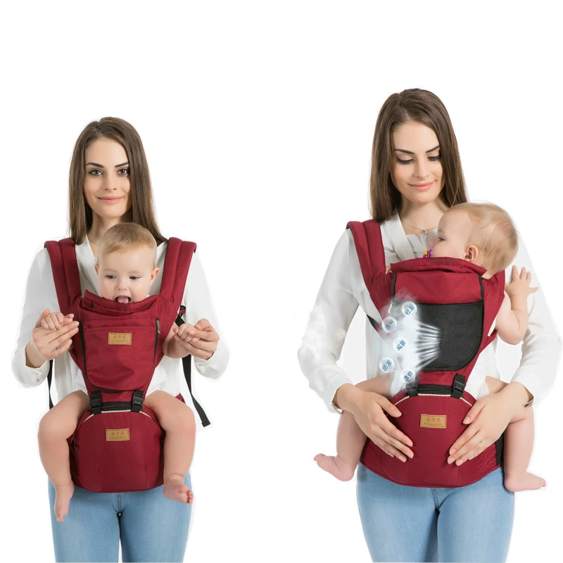 

Breathable Ergonomic Baby Carrier Backpack Waist Stool Safe Sling Carrier Wrap Portable Kangaroo Hip Seat Belt Canguru Draagzak