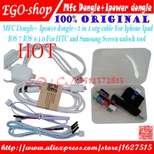 Gsmjustoncct MFC Dongle+ Ip dongle+ 3 в 1 otg кабель для Iphone Ipad IOS 7 IOS 8,0 8.1для htc и samsung экран разблокировать инструмент