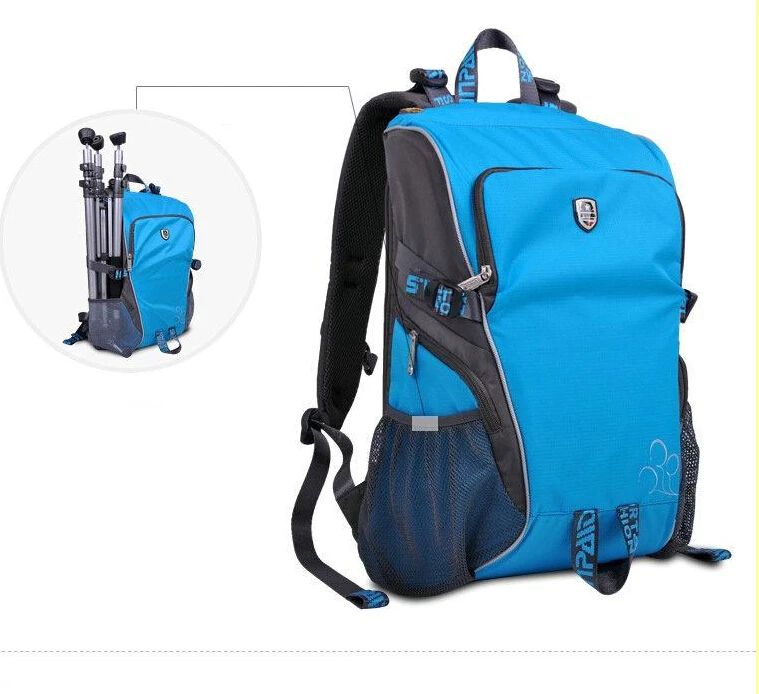 BLUE Waterproof BACKPACK DSLR SLR Camera Case Bag For Nikon Canon Sony Fuji Pentax Olympus Leica