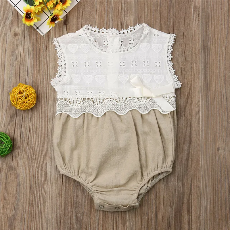 

Cute Lace Baby Bodysuits Spring Summer Newborn Girls Clothing Baby Climbing Suit Baby Jumpsuits Baby Girl Clothes Bebe Body Suit