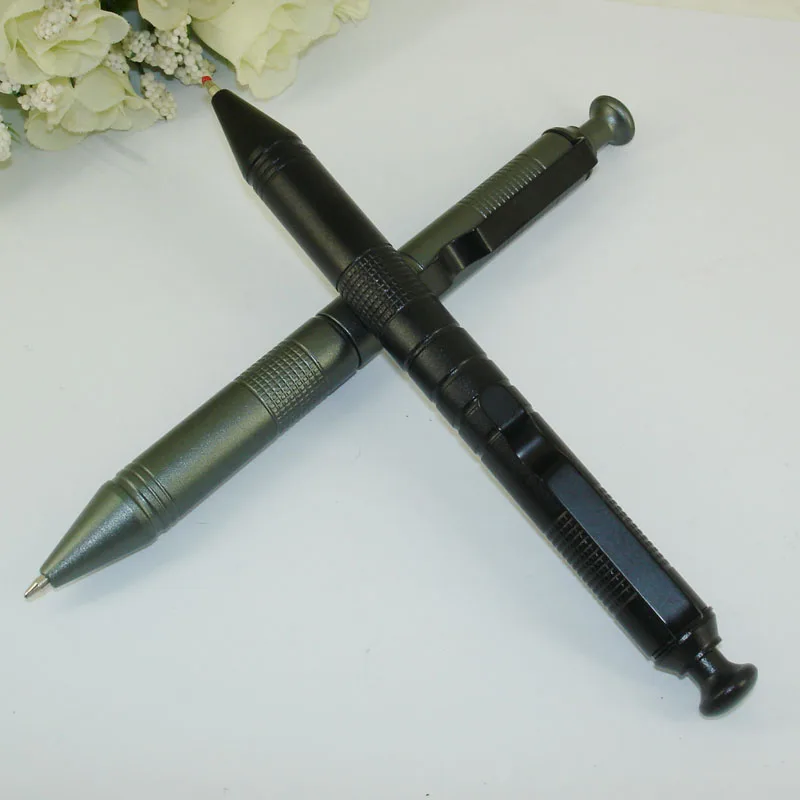 Новые резные шариковая ручка алюминиевый сплав ручка с металлическим картриджем пополнения для бизнес коллекция подарки шариковые ручки