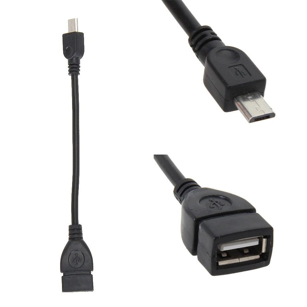 

Micro USB Male to USB2.0 Female Host OTG Adapter Cable For Samsung Mp3 PC Camera Tablet PC Best Price