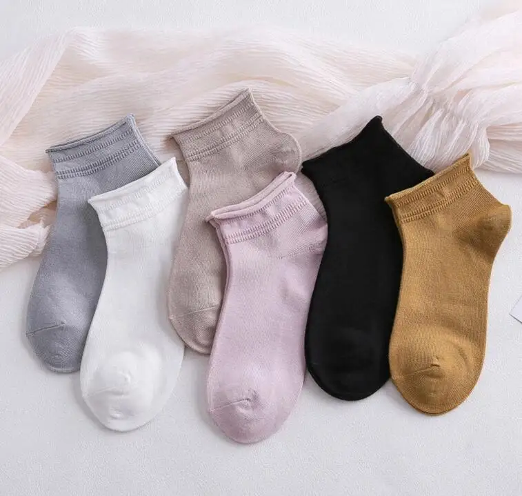 

2019 Free Shipping 10 pairs Per Pack New Arrival Women's socks Summer Socks 6 Colors for 10 pairs A0061