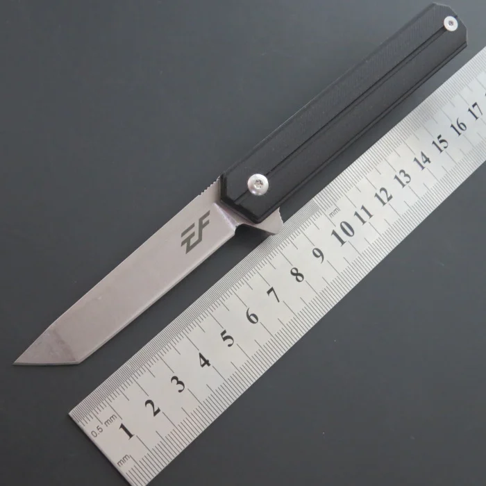 Цена Новое поступление EF65 карманный нож D2 Сталь лезвие G10 ручка шарикоподшипник складной нож для походов и охоты кемпинг фрукты нож, инструмент д...