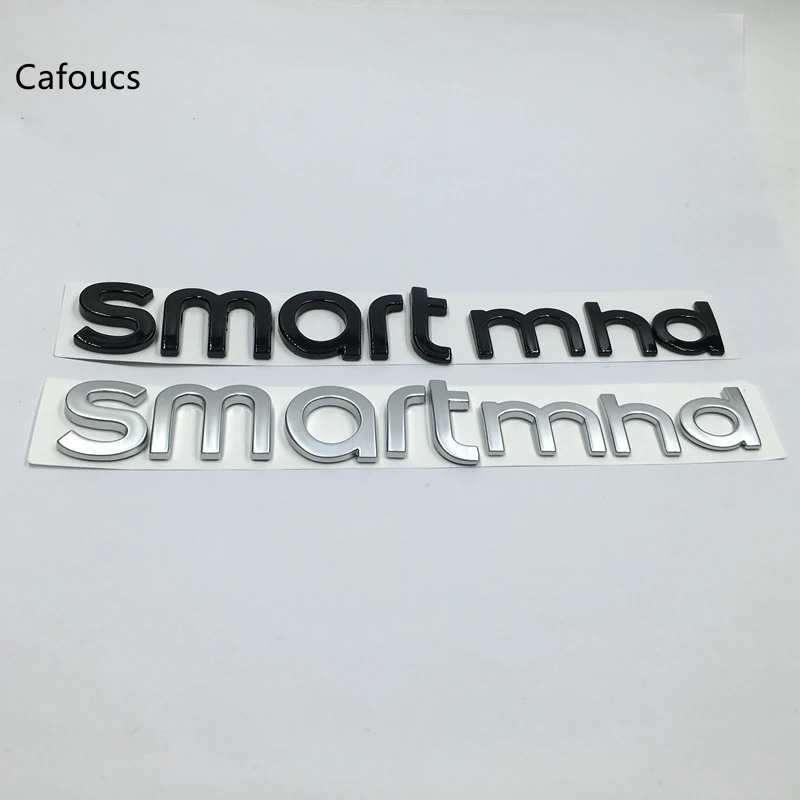 

Cafoucs For Mercedes Benz Smart mhd Emblem Logo Rear Trunk Side Letters Badge Sticker