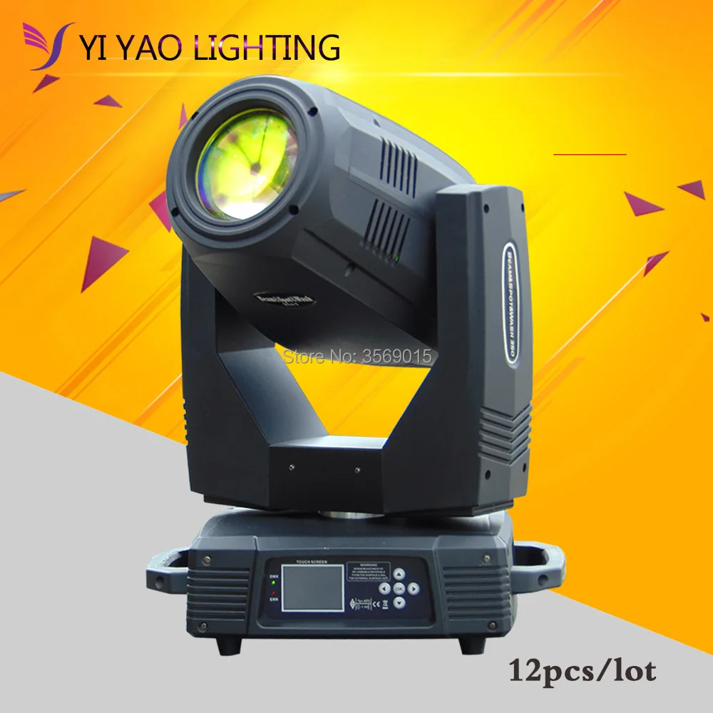 

12pcs/lot Stage High quality 350W Lamp beam stage Light DMX512 Touch screen Moving Head Light Beam club dj