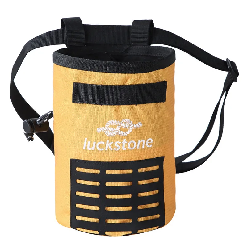

Outdoor Rock Climbing Chalk Bag Waterproof Polyester Magnesium Powder Pouch Single parallel bars fitness powder bag A1