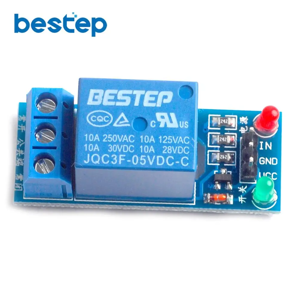 

5PCS 1 Channel 5V Relay Module Low level for SCM Household Appliance Control Relay Module