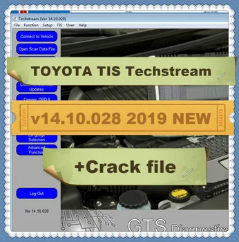 

TIS Techstream V14.10.028 (04/2019)+Crack file+Flash Reprogramming DVD For Toyota