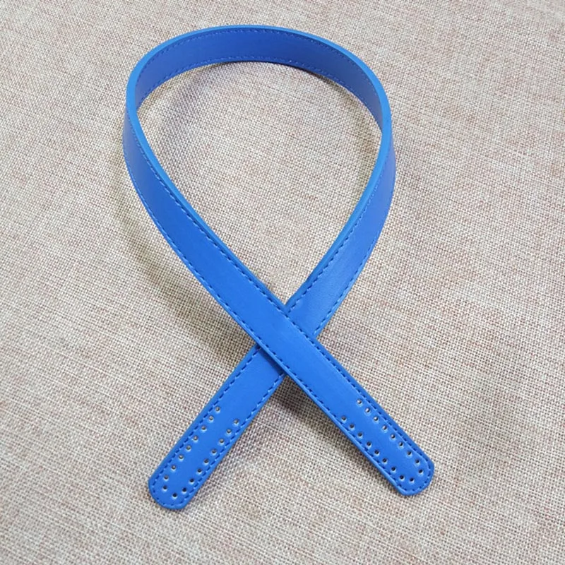 blue Meetee 65x1,8 см ПУ сумка ремень Регулируемый цепь кожаная ручка Пряжка для сумки DIY ремесла ручной работы аксессуары BF235 - Цвет: blue