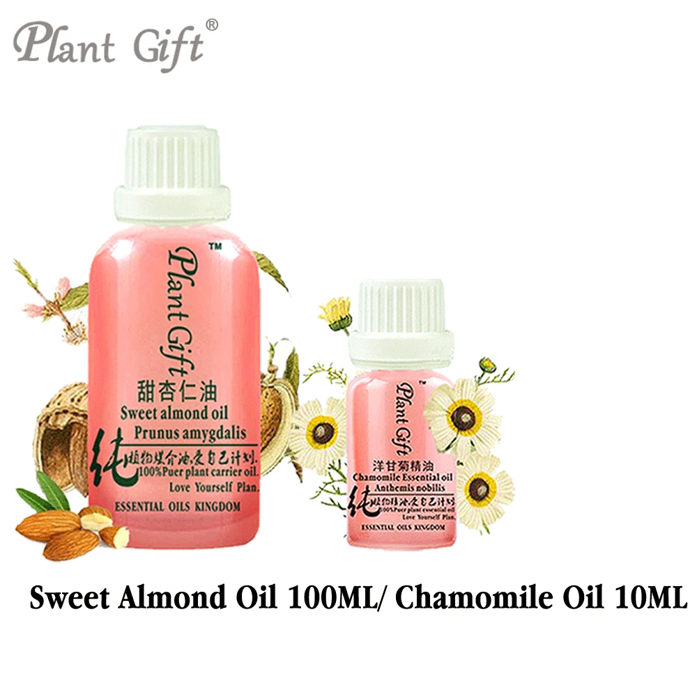 Free Shopping Massage Sweet Almond / Chamomile Oil Base 100ml Essential