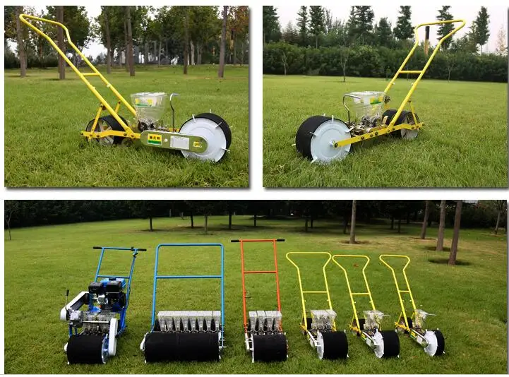 Discount Hand seeder three line Vegetable carrots spinach rape carrot ginseng spinach cabbage spinach wheel machine seed plant tool 1