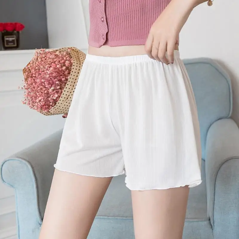 Yfashion/женская летняя Домашняя одежда шорты мягкие свободные с оборками