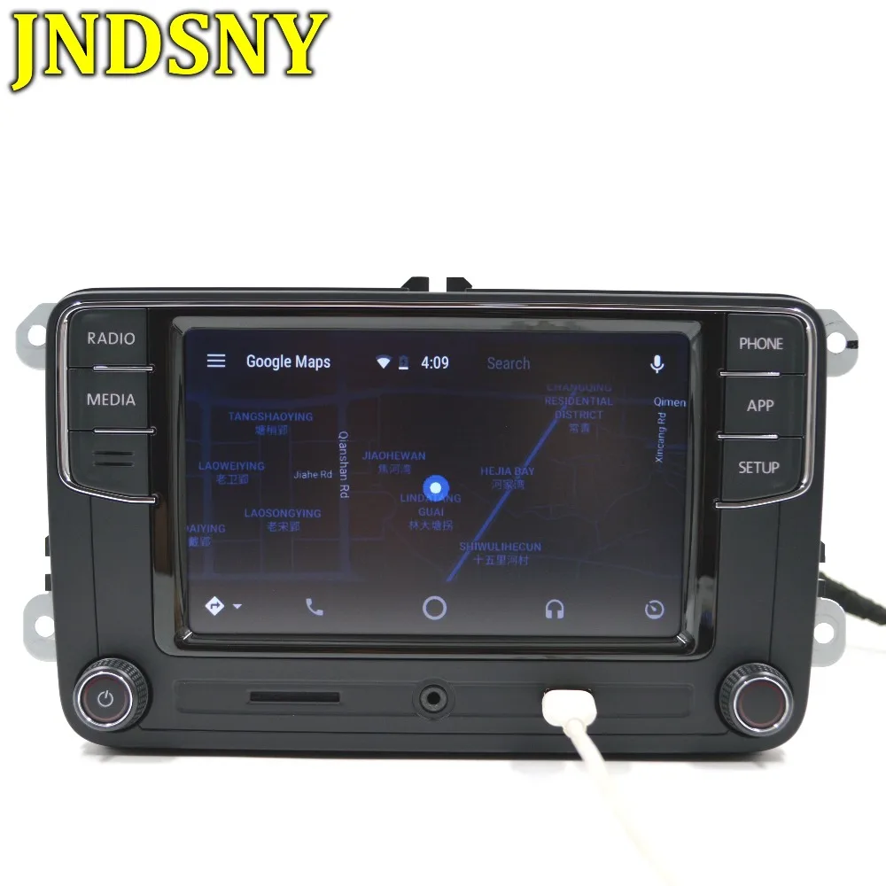JNDSNY Android Auto CarPlay R340G RCD330G Noname RCD330 Plus MIB радиоприемник для VW Golf 5 6 Jetta CC Tiguan Passat Polo RCD510