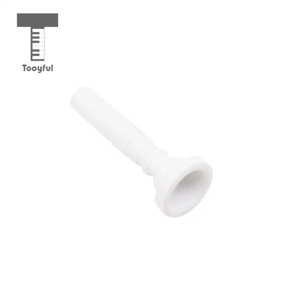 Черный/белый пластмассовый мундштук для трубных аксессуаров