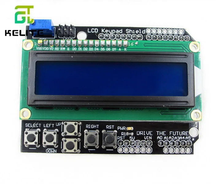 1 шт. ЖК-клавиатура Щит lcd 1602 lcd 1602 Модуль дисплей для Ardu ATMEGA328 ATMEGA2560 raspberry pi UNO синий экран