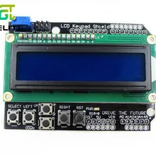 1 шт. ЖК-клавиатура Щит lcd 1602 lcd 1602 Модуль дисплей для Ardu ATMEGA328 ATMEGA2560 raspberry pi UNO синий экран