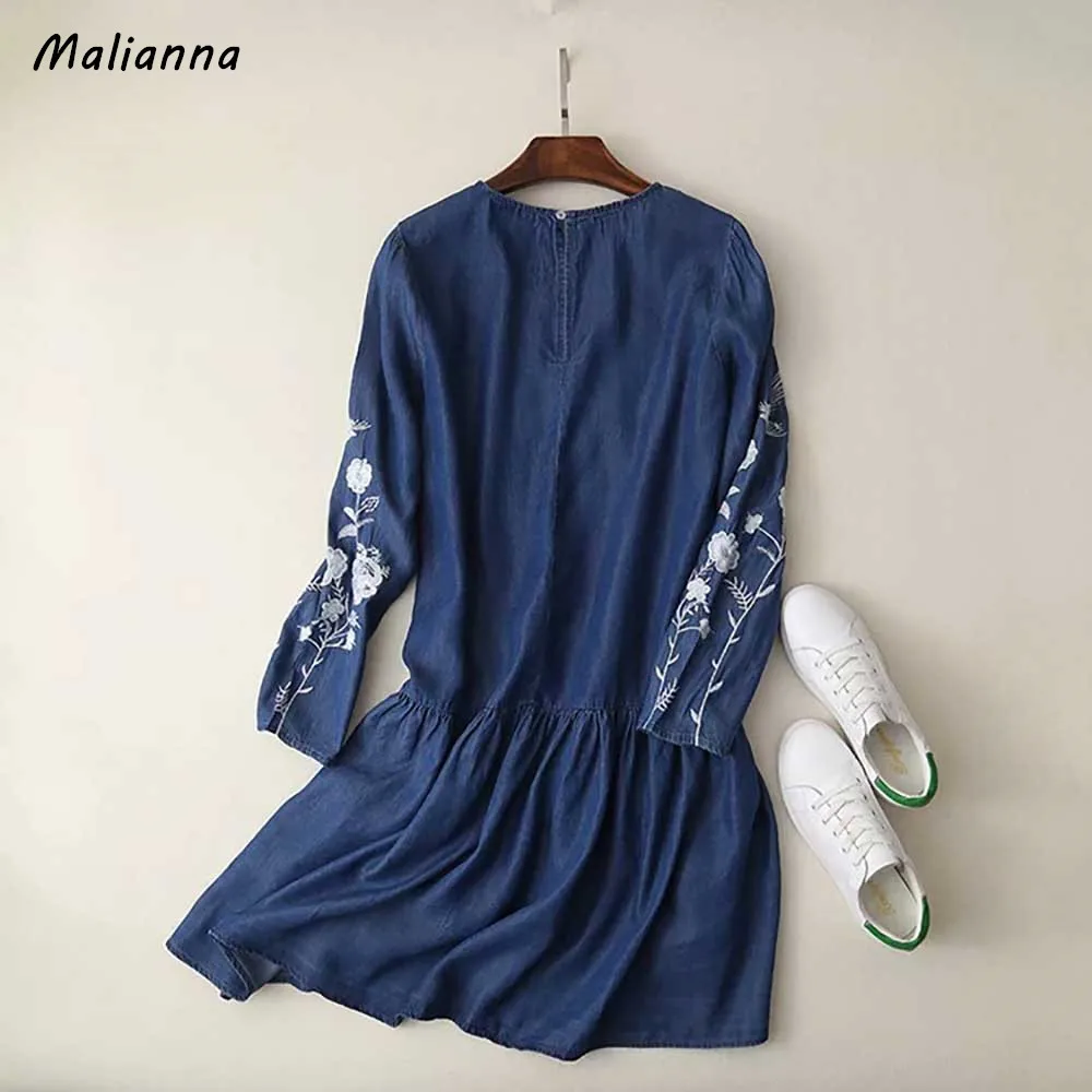 Casual O-Neck Long Sleeve Dress Denim JKP056 HTB1e5bZSFXXXXcaXVXXq6xXFXXXe - Casual O-Neck Long Sleeve Dress Denim JKP056