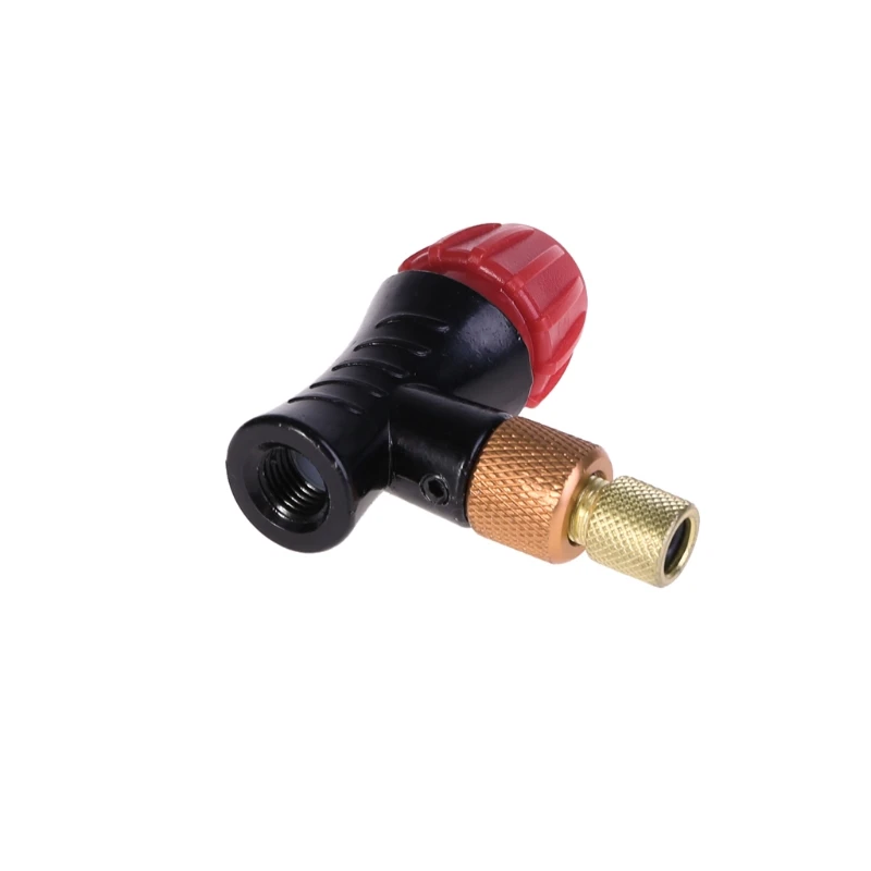 

Bicycle Inflator Head Compatible For Presta Schrader Valve CO2 Pump Accessories