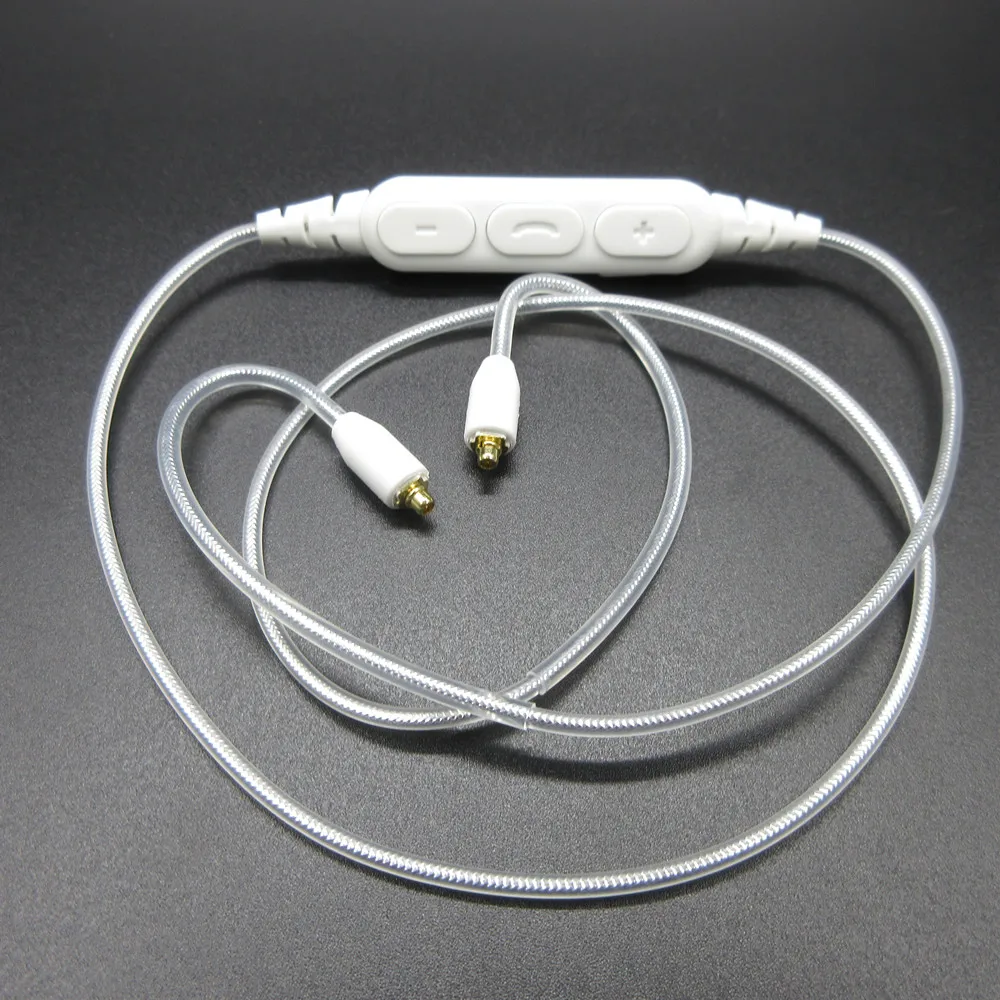 

New Arrival Tinned copper wire Replacement Wireless Bluetooth 4.1 Cable MMCX upgrad cable For Shure SE215/315/535/846/UE900