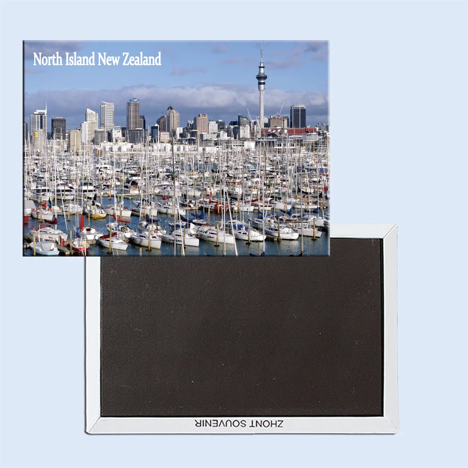 

Westhaven Marina, Auckland, North Island, New Zealand,Magnetic Refrigerator Affixed With Tourist Souvenirs Home Accessories24877