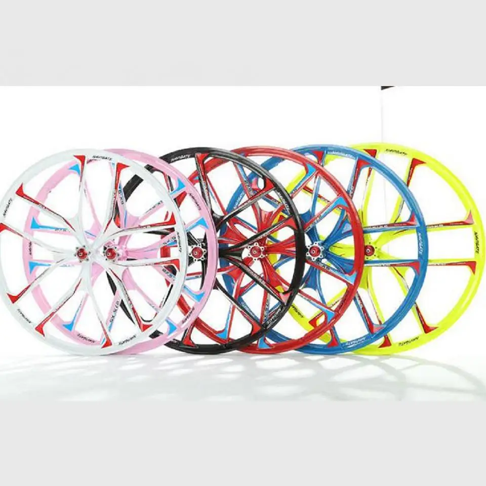 

Kalosse DIY colors Mountain Bicycle wheel bike wheels 4 bearing hubs 26inch 7/8/9/10 gear cassette 26er