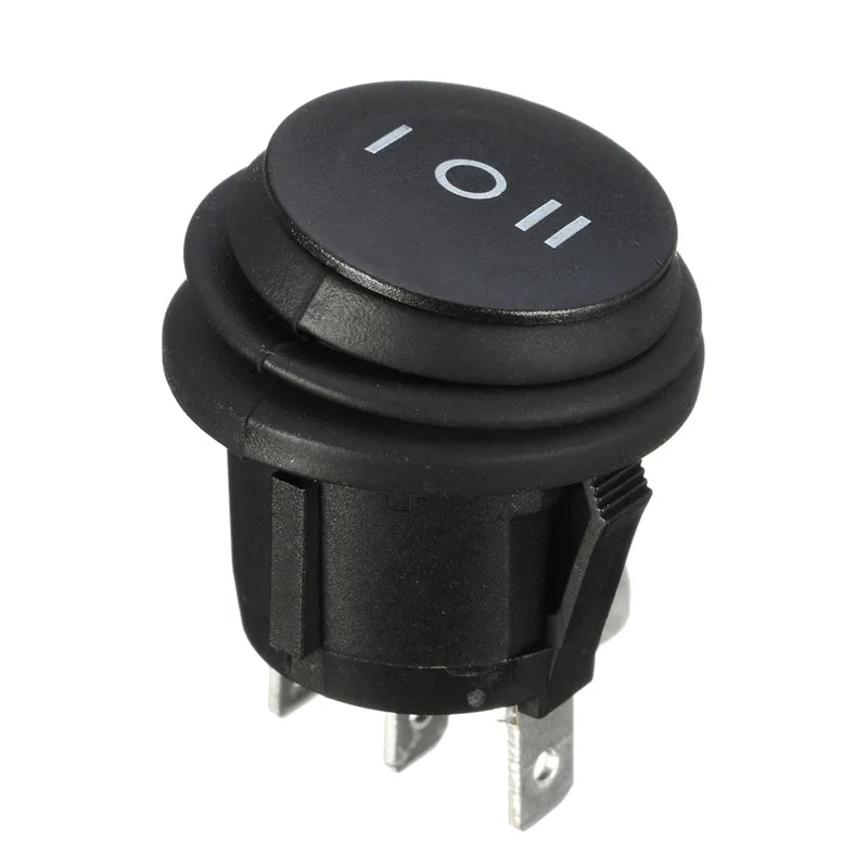 1X ON/OFF/ON 3 позиционный SPDT круглый Кулисный переключатель для лодки 6A/250V 10A/125V