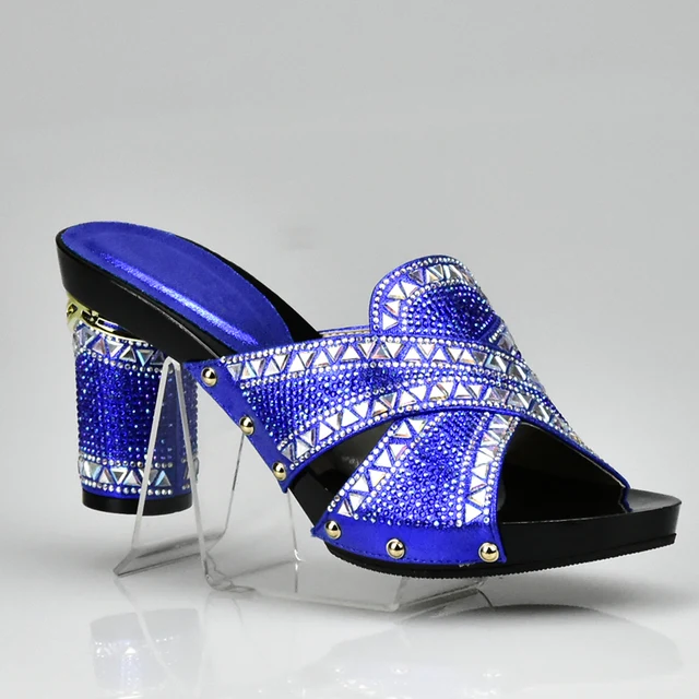electric blue ladies shoes
