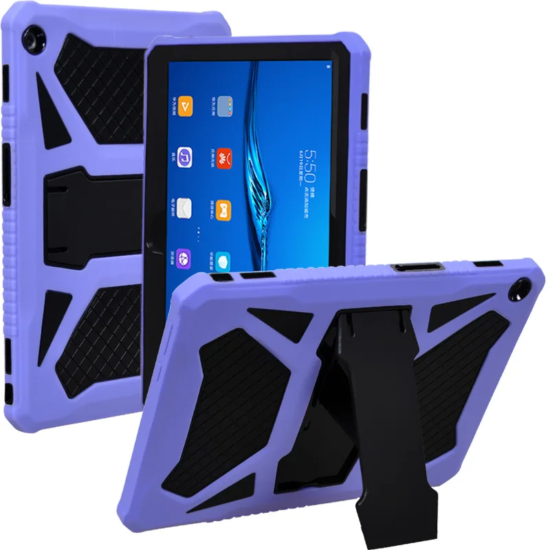 Мягкий силикон + PC ударопрочный сверхпрочный защитный чехол для Huawei MediaPad T3 10 AGS