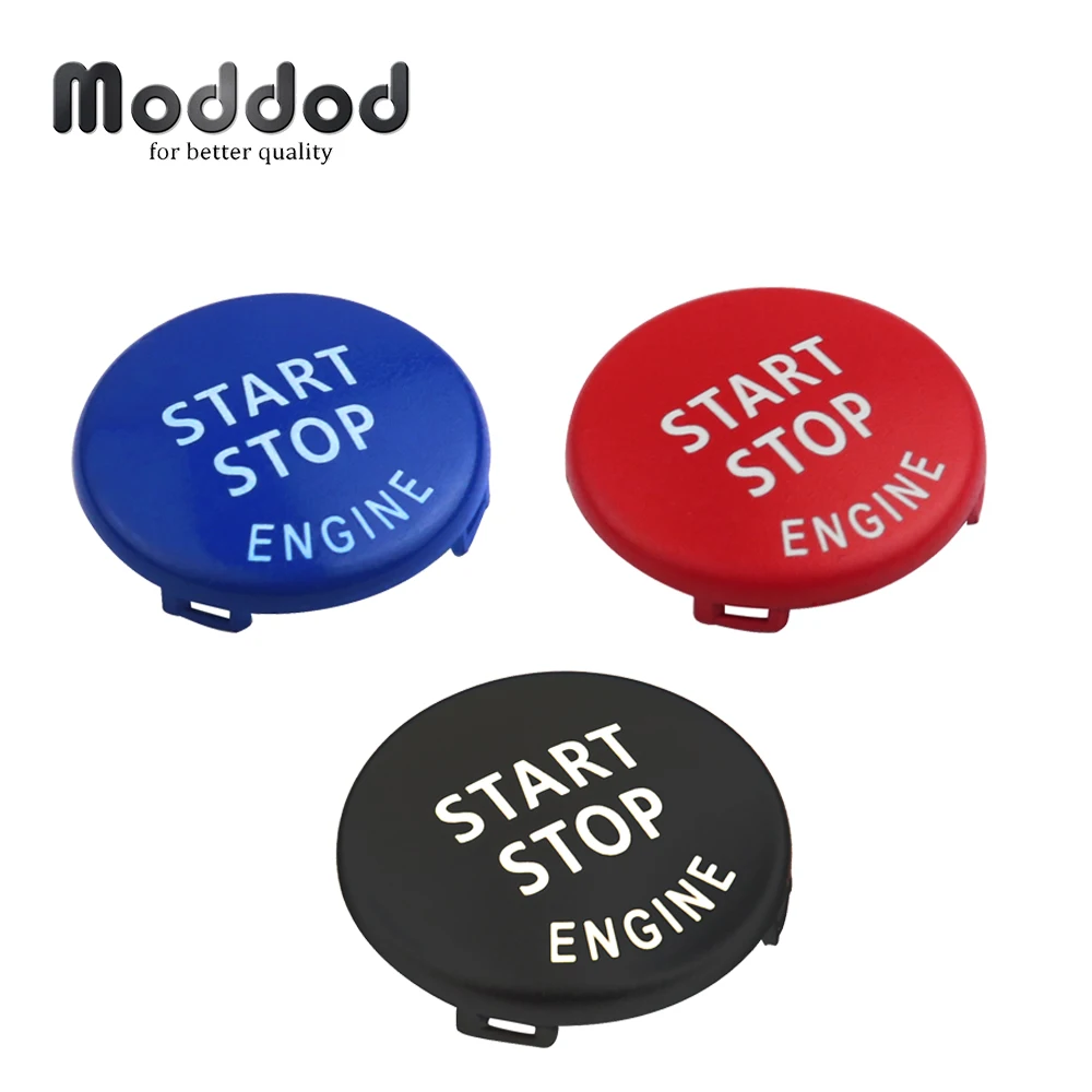 

START Stop Engine Button Replace Cove for BMW X1 X5 E70 X6 E71 Z4 E89 3 5 Series E90 E91 E60 Key Decor Ring Trim Cap Switch Kit