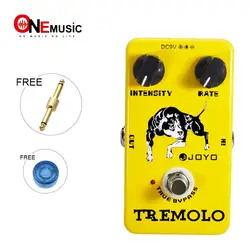 JOYO JF-09 тремоло гитары педаль эффектов аналоговый тремоло педали stompbox интенсивности ставка регулируется Правда обхода