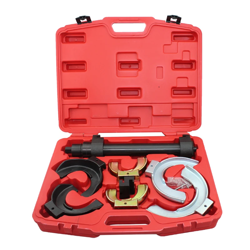 

TULANAUTO MacPherson Interchangeable Fork Strut Coil Spring Compressor Kit Extractor Set For BMW Mercedes + More
