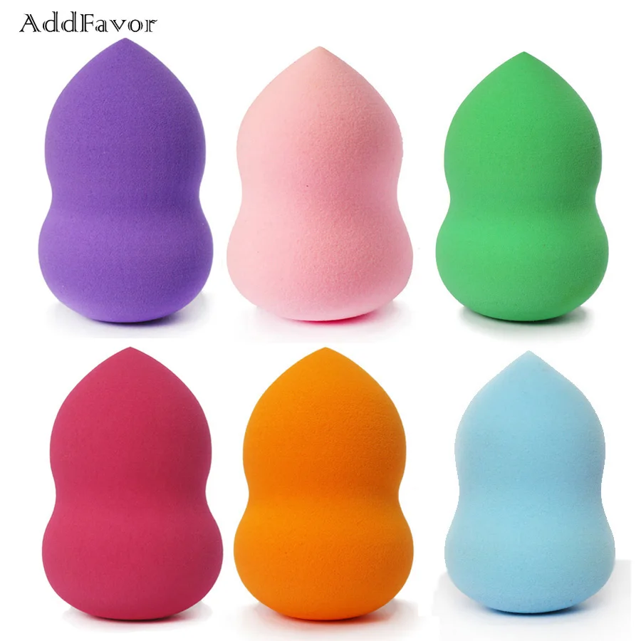 

Addfavor 1pcs Facial Makeup Sponge Non Latex Foundation Sponge Smooth Powder Cosmetic Puff Beauty Tools Bigger in Water