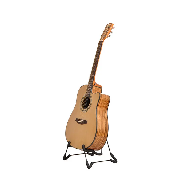 

A-shaped Guitar Holder Foldable Musical Instrument Stand Supporter with Anti-skid Foot Pad