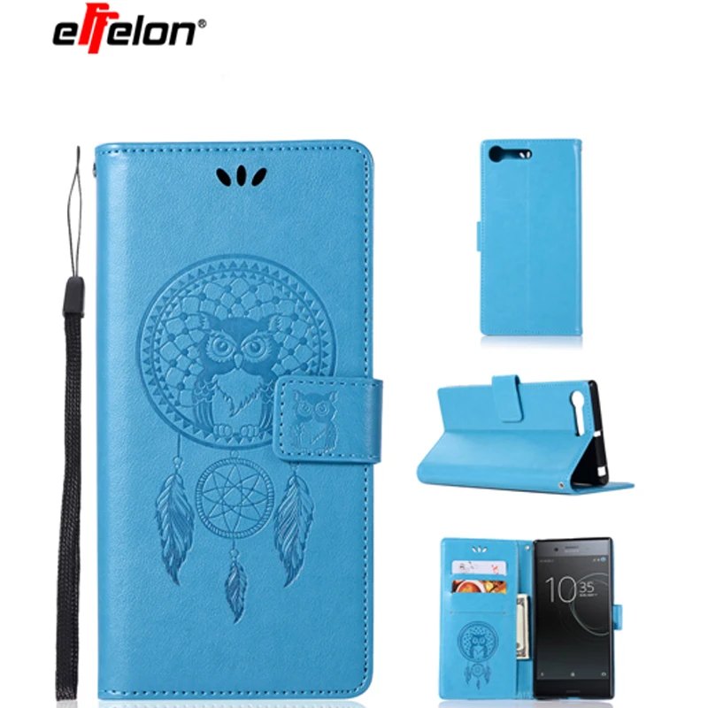

effelon New Case For Sony Xperia XZ Premium Luxury PU Vintage Cover For Sony Xperia XZ Premium Elegant Phone Cases Business Case