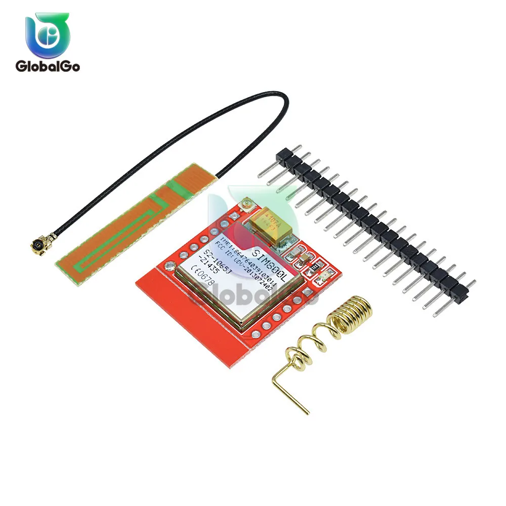 

SIM800L GPRS GSM Module Micro SIM Card Core Quad-band TTL Serial Port Antenna Pin PCB Wireless WIFI Board for Arduino Phone