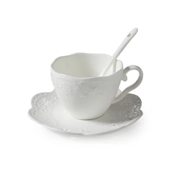 

Ceramic coffee cup and dish suit lover juice cup and dish condensed milk tea cup and dish suit in the afternoon
