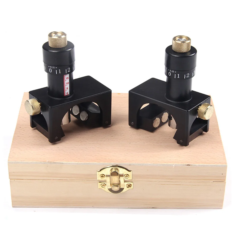 

NEW 2PCS Woodworking Cutter Aligner Planer Setting Jig Planer Blade Setting Powered Tool 12.18