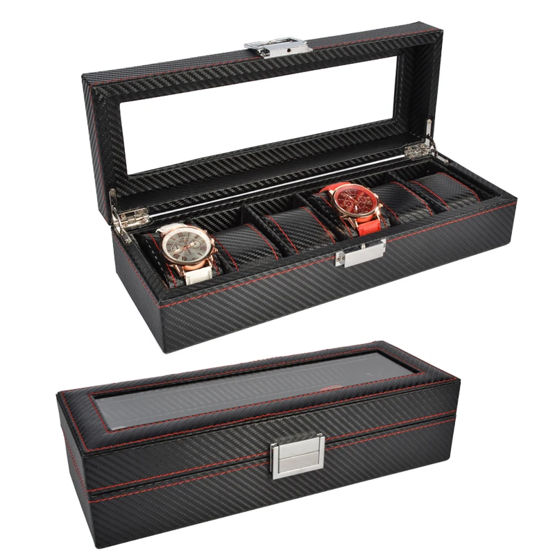 6 Grids Watch Case Watch Boxes Casing for Hours Sheath for Hours Box for hours Watch