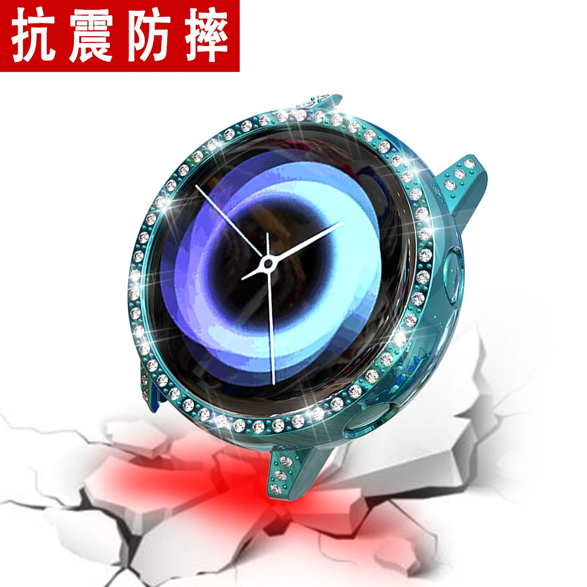 Чехол для galaxy watch active для samsung galaxy watch active bumper протектор HD PC силиконовый защитный чехол для экрана чехол со стразами