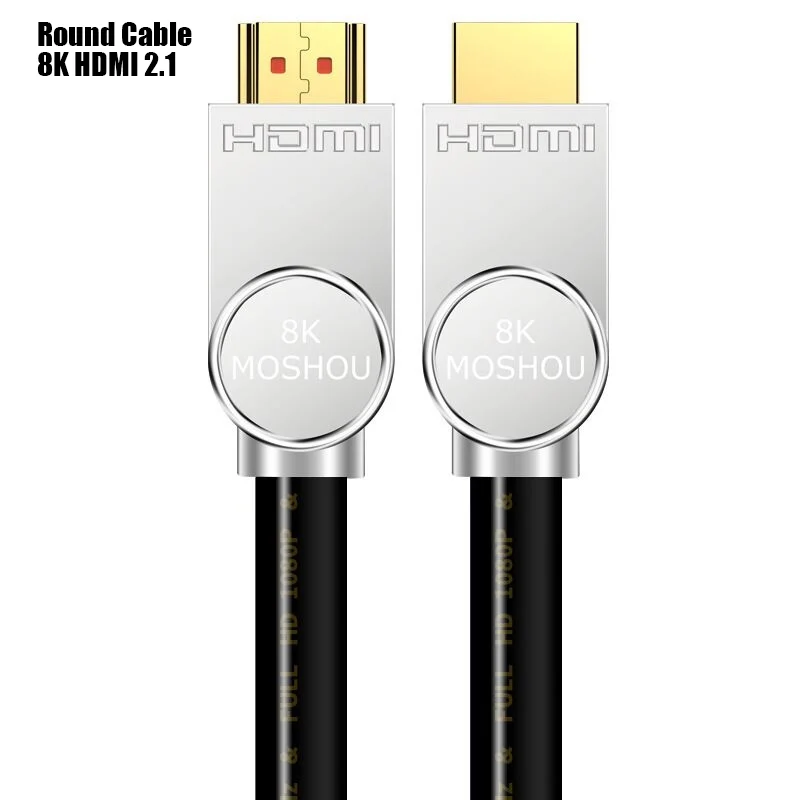 8 к 60 Гц HDMI 2,1 кабели 4 к 120 Гц 48 Гбит/с Полоса пропускания ARC MOSHOU видео 2 м Шнур высокой четкости мультимедийный интерфейс для усилителя ТВ - Цвет: HDMI Cables 2.1 8K