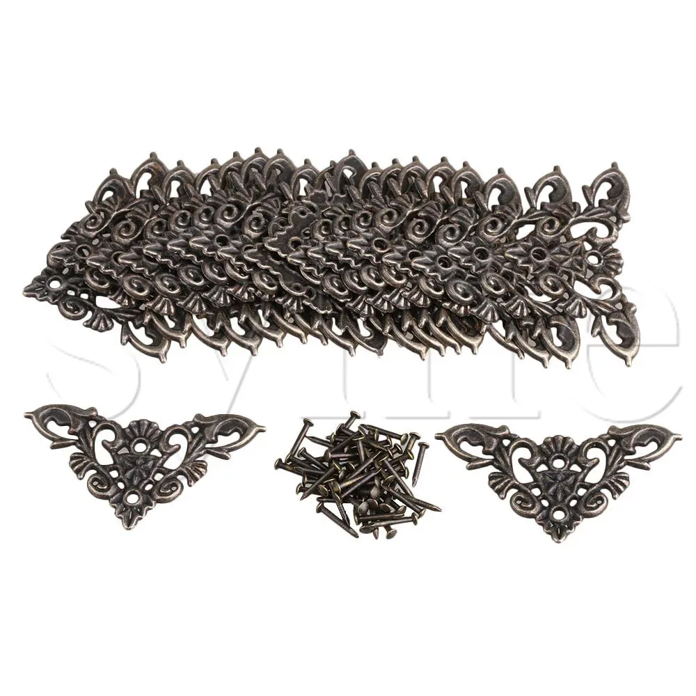 

20pcs Desk Shelf Edge Cover Furniture Decorative Corner Protector Vintage