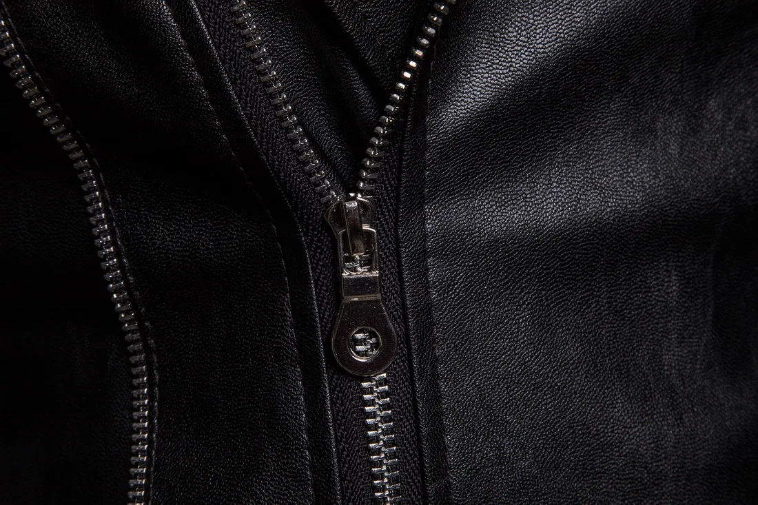 YASUGUOJI New Autumn Fashion Sleeves Detachable Motorcycle Jacket Mens Leather Jacket Men Zippers Pu Leather Jackets