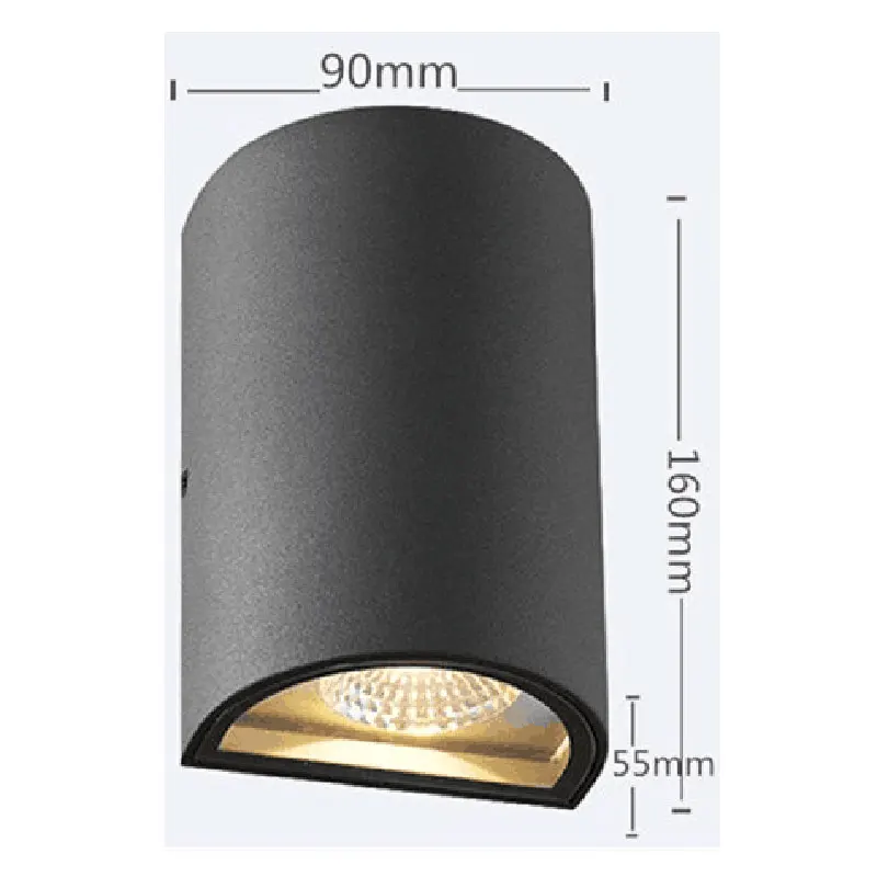 Outdoor Wall Light 2 Head Outside Up Down Sconce For House Patio Porch Garage Gate Balcony Yard Waterproof wall light