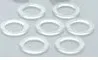 

200pcs/lot hair Scissors parts PU washers 2 sizes