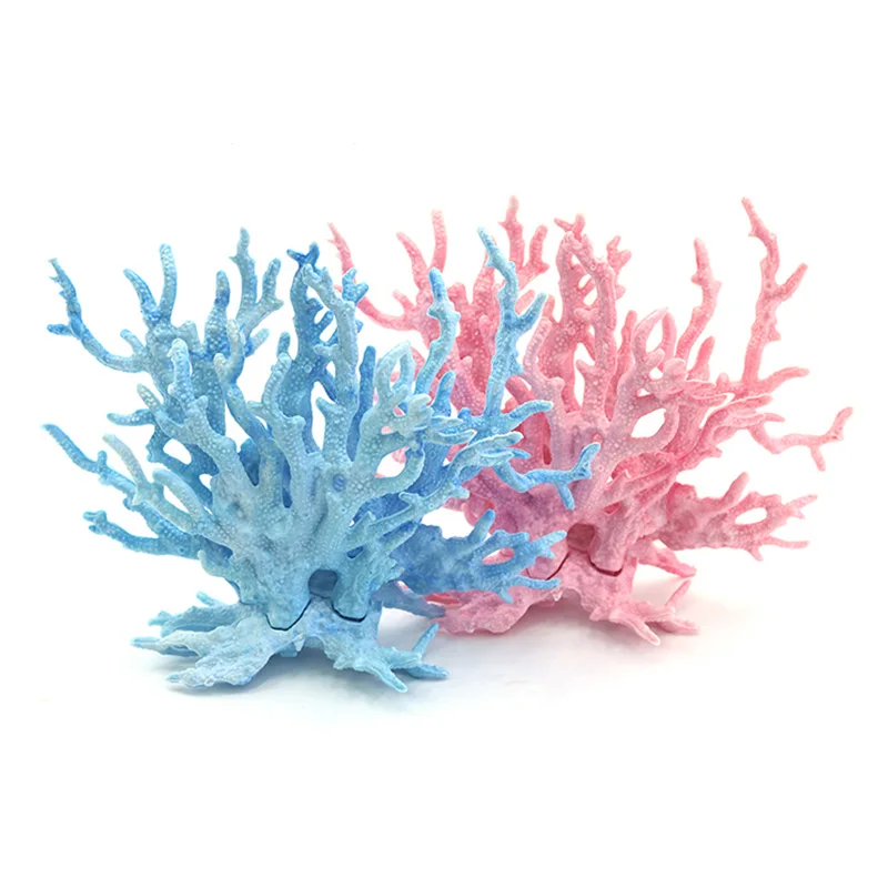 Artificial Coral Tree Plastic Fake Coral Fish Tank Decoration Artificial Aquatic Plant Waterweed