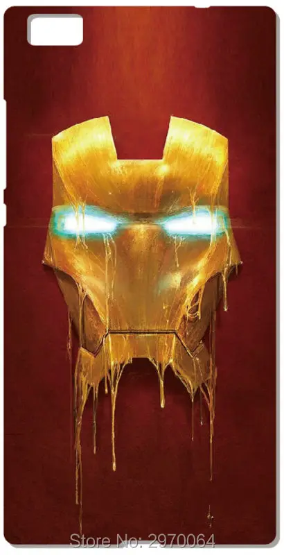iron Man logo Cell Phone Cover For Huawei Honor 6 7 Ascend P6 P7 P8 P9 Lite P10 Plus Mate 7 8 For Blackberry Z10 Z30 Q10 Case