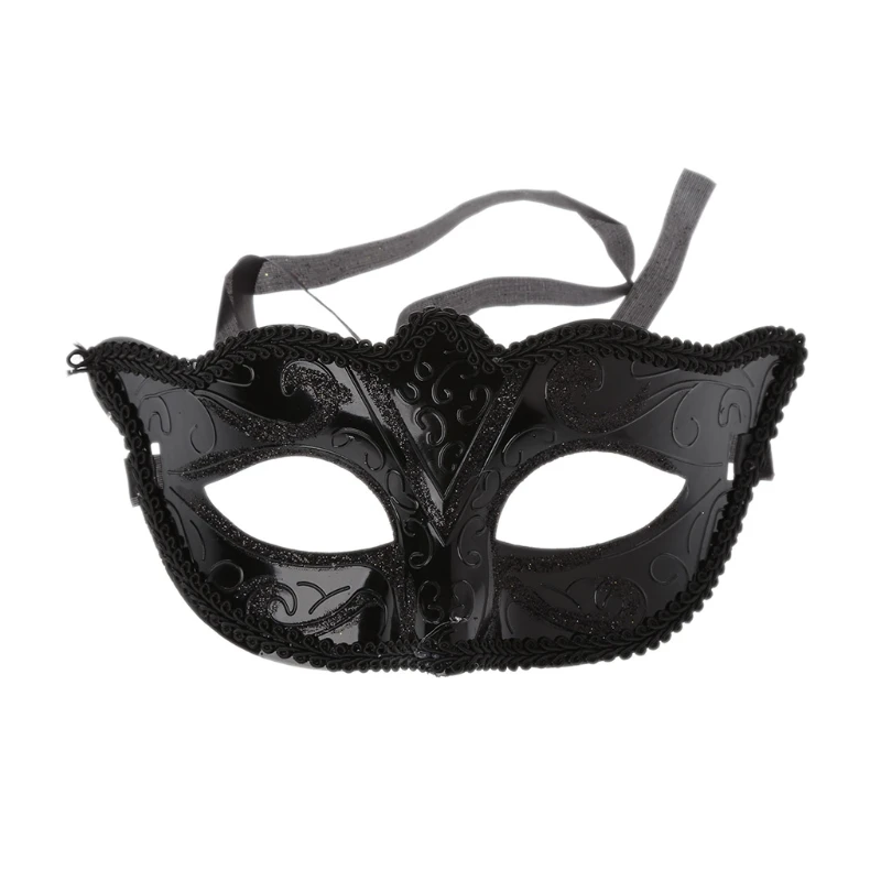 

1 PC Men's Ladies Mask Masquerade Ball Mask Venetian Party Eye and Mask New Black Extravagant Carnival Costume Party Decoration