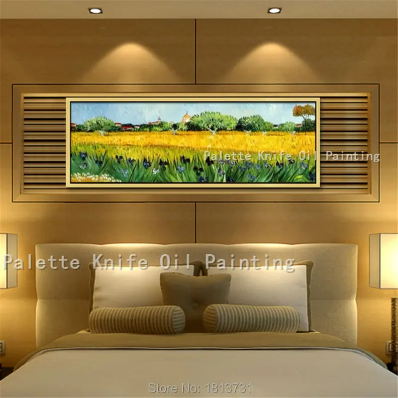 

Van Gogh Hand Painted Canvas Painting wall Art flower pictures for living room home decorative cuadros quadros decoracion