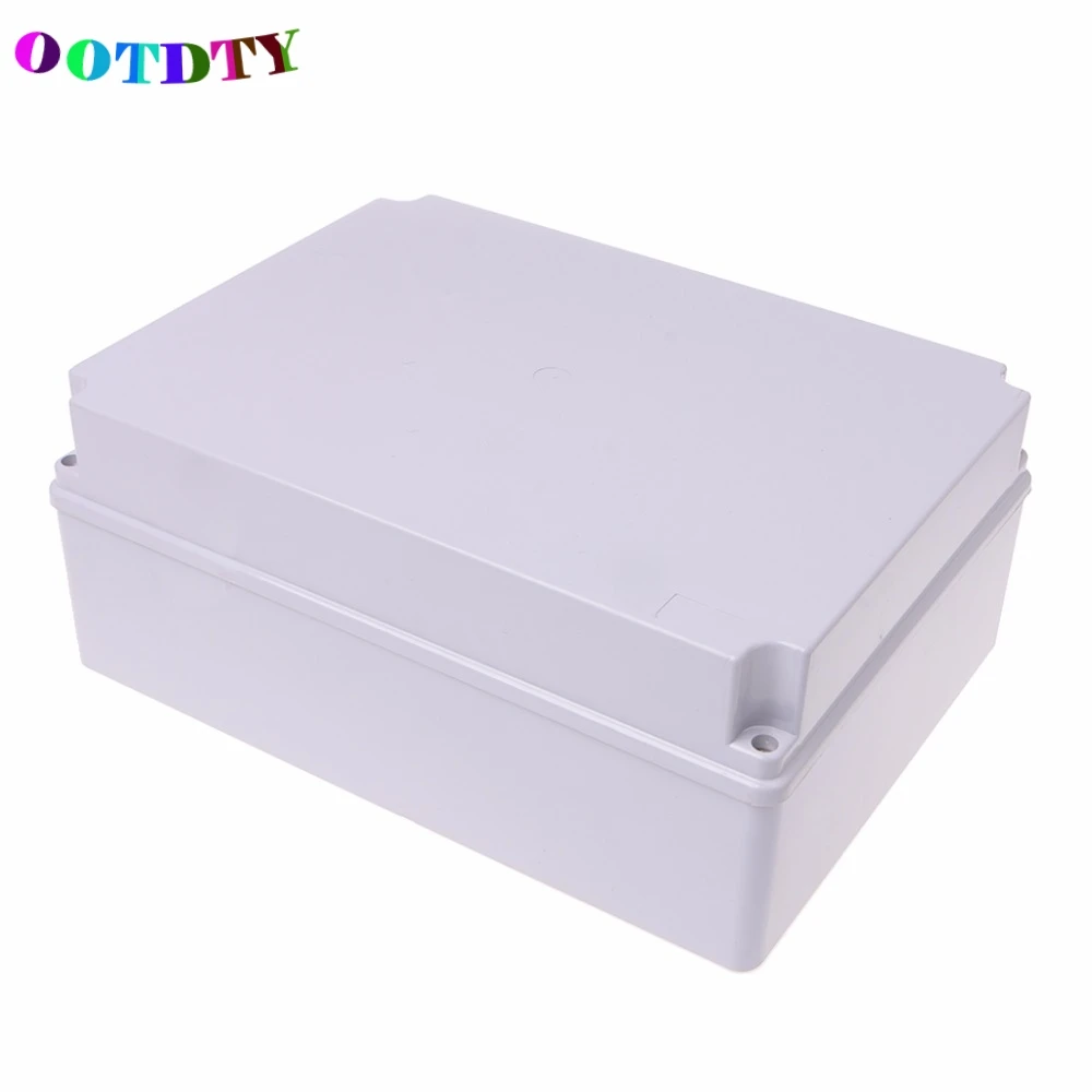 

OOTDTY 300x220x120mm ABS Enclosure Junction Box Adaptable IP55 Waterproof Weatherproof